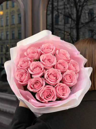 15 Adet Ekvador Pembe Gül FG316