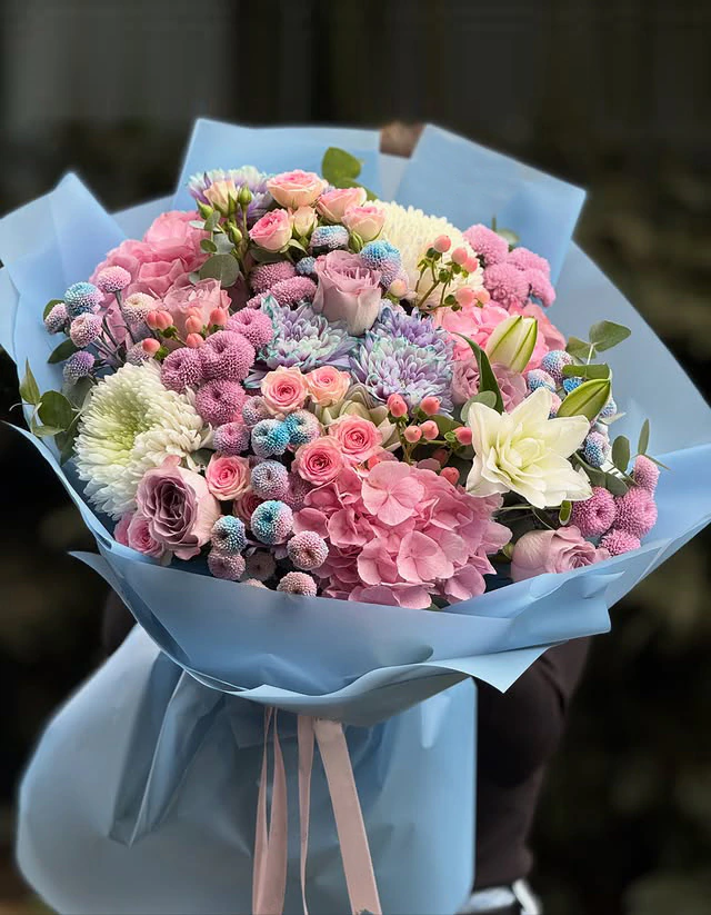 Ortanca Lilyum Krizantem Gül FG353